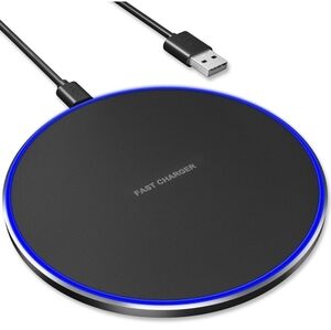 Fast Wireless Charger - Black